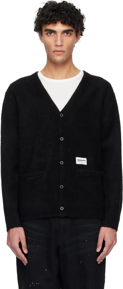 Neighborhood Black Mohair Cardigan