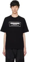 Neighborhood Black Nh Ss-1 T-shirt In Black