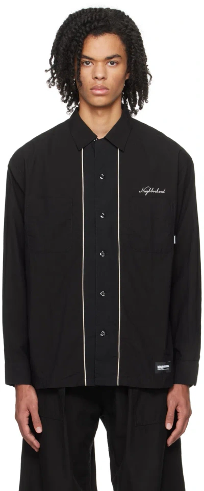 Neighborhood Black Piping Shirt