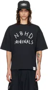 NEIGHBORHOOD BLACK PRINTED T-SHIRT