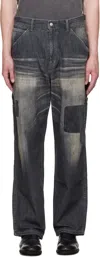 Neighborhood Black Savage Lw Painter Denim Jeans