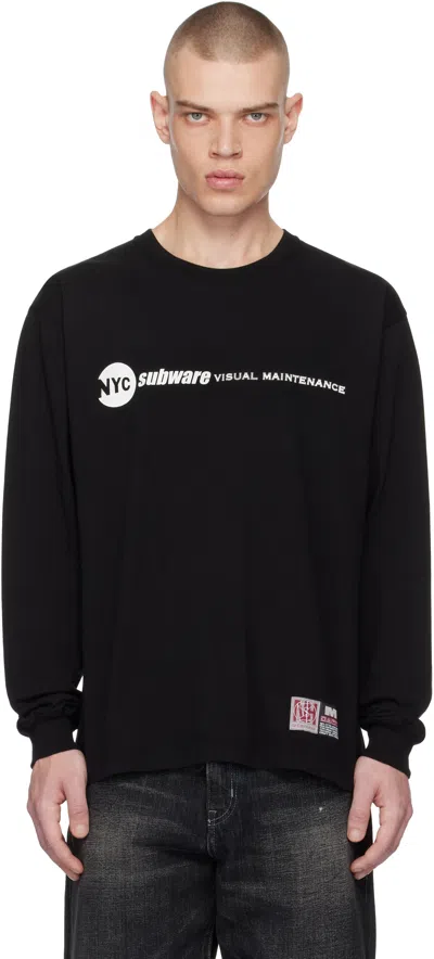 Neighborhood Black Subware Edition Nh Ls-3 T-shirt