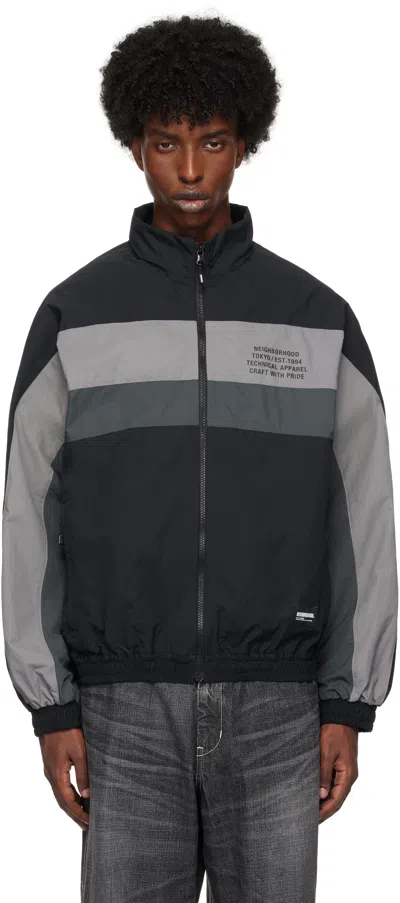 Neighborhood Black Taffeta Track Jacket