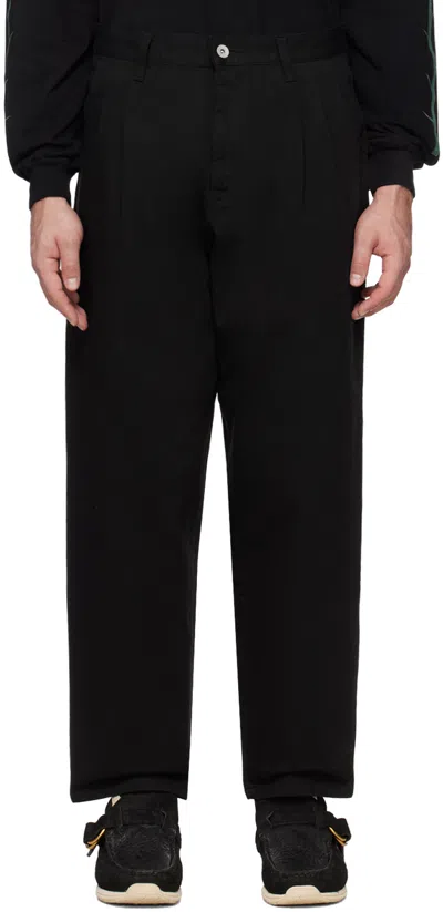 Neighborhood Baggysilhouette Two Tuck Pants In Black | ModeSens