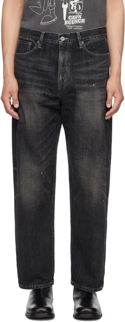 Neighborhood Black Washed Dp Basic Jeans