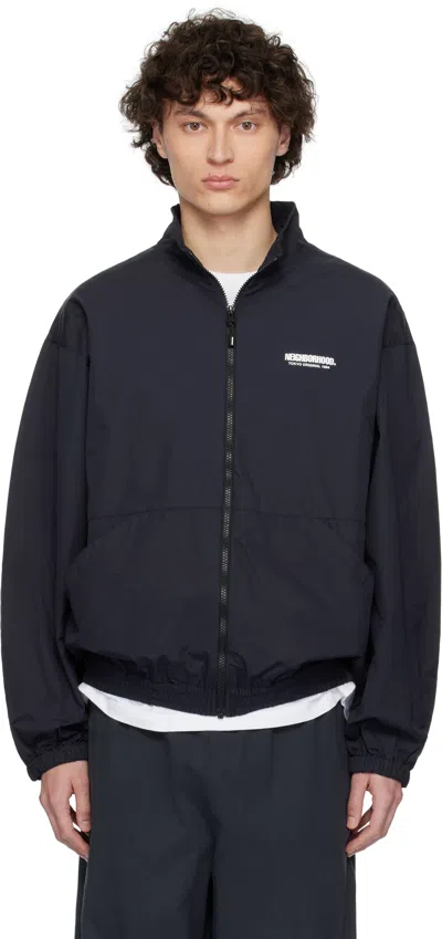 Neighborhood Black Water-repellent Track Jacket