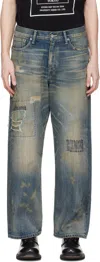 Neighborhood Men S Savage Denim Dp Mid Pants Indigo In Indigo