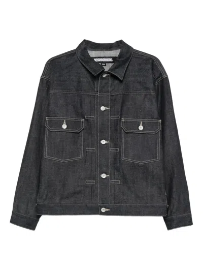 Neighborhood Button-fastening Denim Jacket In Blue