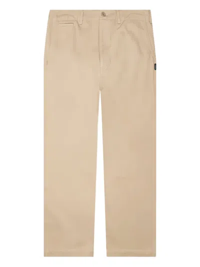 Neighborhood Button-fly Twill Chinos In Neutral