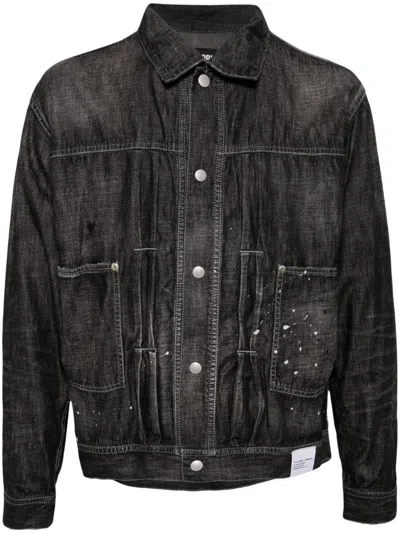 NEIGHBORHOOD PAINT-SPLATTER DENIM JACKET