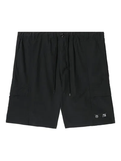 Neighborhood Cargo-pocket Deck Shorts In Black