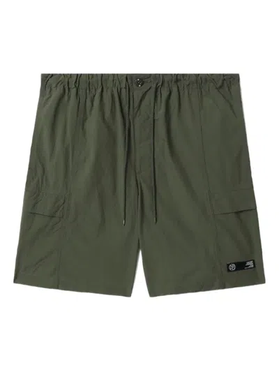 Neighborhood Cargo-pocket Drawstring Shorts In Green