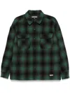 Neighborhood Check-patten Shirt Jacket In Green