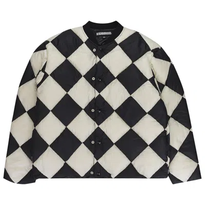 Pre-owned Neighborhood Checker Down Jacket 'black' | Men's Size M