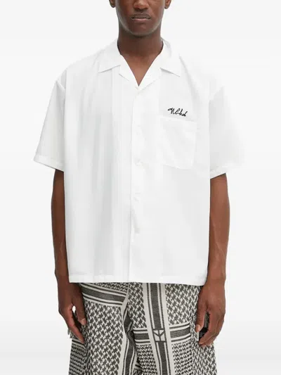 Neighborhood Chest-pocket Short-sleeve Shirt In White