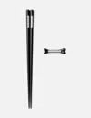 Neighborhood Chopsticks &amp; Chopstick Rest Set In Black