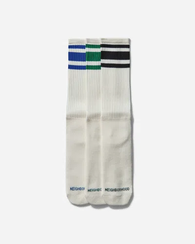 Neighborhood Classic 3-pack Socks In White