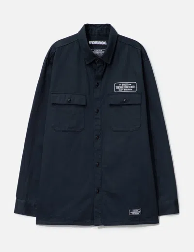 Neighborhood Classic Work / C-shirt Ls 2018 F*ck Em In Blue