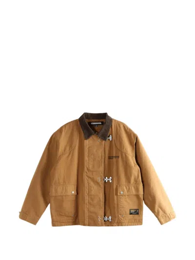 Neighborhood Corduroy-collar Jacket In Brown