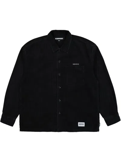 Neighborhood Corduroy Shirt In Black