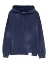 Neighborhood Damaged Hoodie In Blue