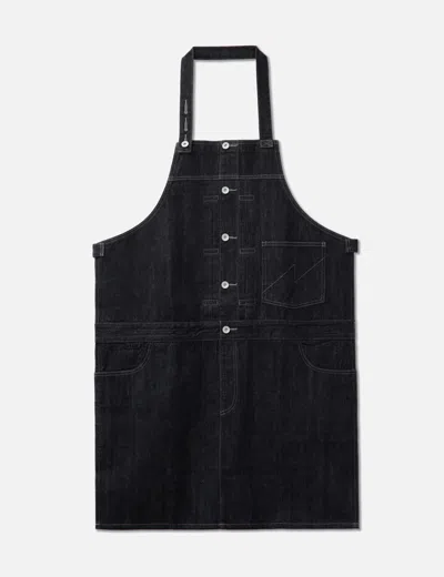 Neighborhood Denim Apron In Blue