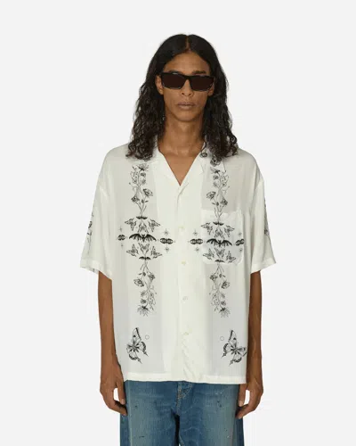 Neighborhood Dr. Woo Hawaiian Shirt In White