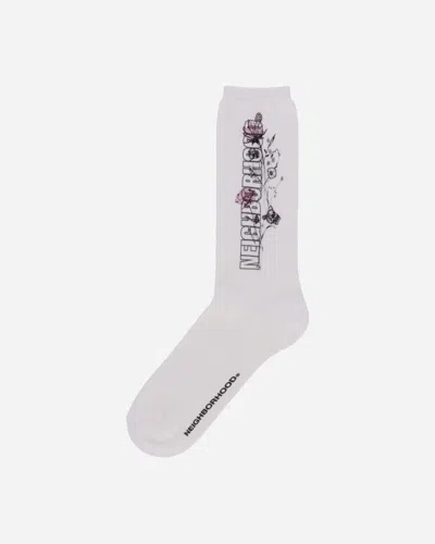 Neighborhood Dr. Woo Socks In White