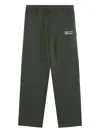 Neighborhood Drawstring Pocket Trousers In Green