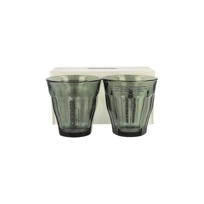 Pre-owned Neighborhood Duralex Glass Set 'grey' | Men's Size Onesize In Gray