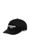 Neighborhood Embroidered Baseball Cap In Black