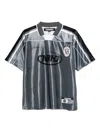 Neighborhood Gray Game Short Sleeve Polo In Multi
