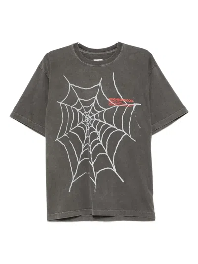 Neighborhood Graphic-print Cotton T-shirt In Gray