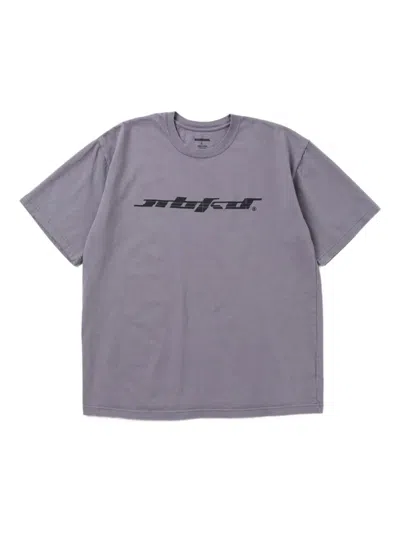 Neighborhood Graphic-print Cotton T-shirt In Gray