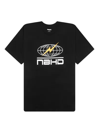 Neighborhood Graphic-print T-shirt In Black