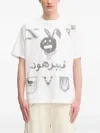 Neighborhood Graphic-print T-shirt In White