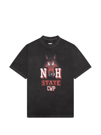 Neighborhood Graphic-print Crew Neck T-shirt In Blue