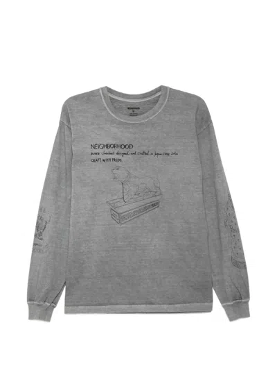 Neighborhood Graphic-print Long-sleeve T-shirt In Multi