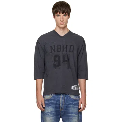 Neighborhood Gray Football T-shirt