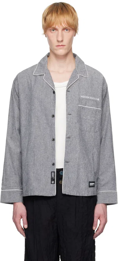 Neighborhood Gray Pj Ls Shirt