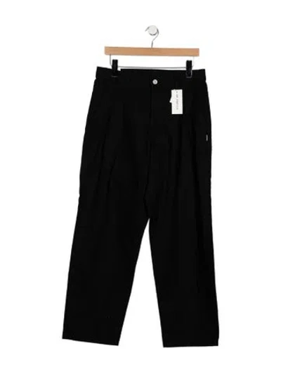 Pre-owned Neighborhood High-rise Straight Leg Jeans In Black