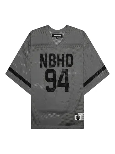 Neighborhood Hockey S/s V T-shirt In Gray