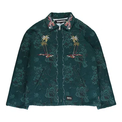 Pre-owned Neighborhood Jaquard Souvenir Jacket 'green'