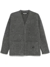 Neighborhood Grey Knitted Cardigan In Grey