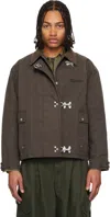 Neighborhood Khaki Fireman Jacket In Brown