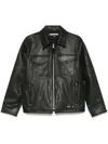 Neighborhood Leather Jacket In Black