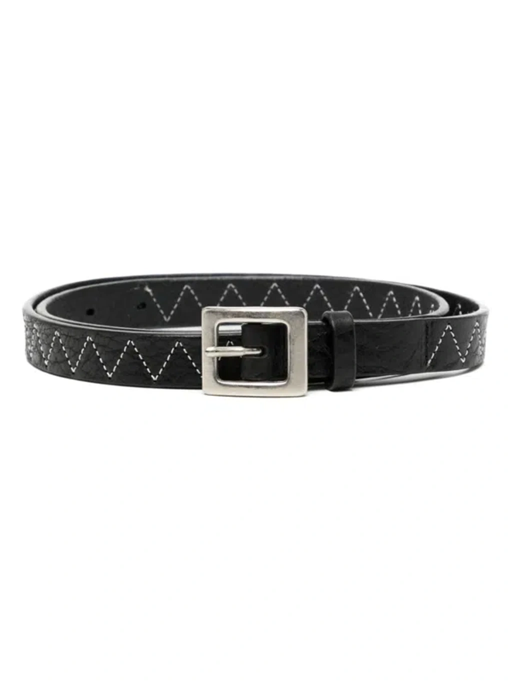 小物 NEIGHBORHOOD LEATHER NARROW BELT Neighborhood Leather Narrow Belt In Black | ModeSens