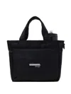 Neighborhood Logo-detail Tote Bag In Black