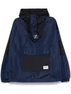 Neighborhood Logo-patch Jacket In Blue