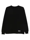 Neighborhood Logo-patch Long Sleeve T-shirt In Black